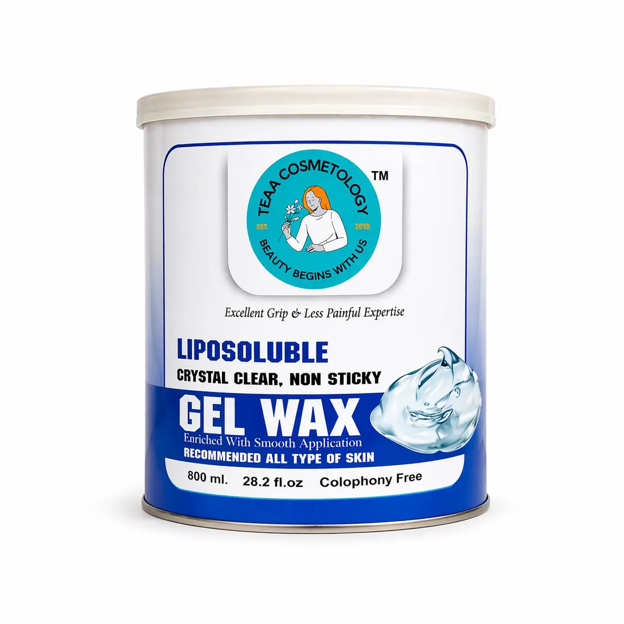 TEAA Cosmetology liposulable gel wax 800 gm mrp 1350