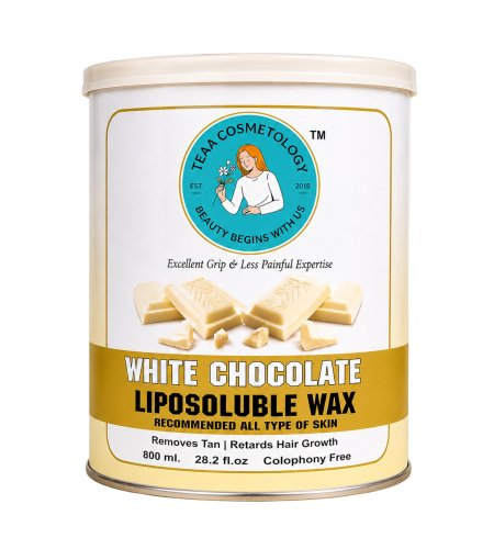 teaa cosmetology white chocolate liposoluble wax 800 gm